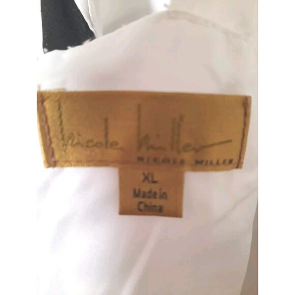 Nicole Miller Tween Dress Size XL (14/16) – Black & White Chevron with Bow Back - Picture 5 of 5